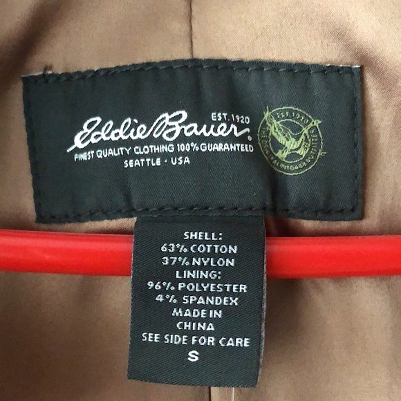 BRAND NEW Eddie Bauer classic trench coat - Picture 5 of 6